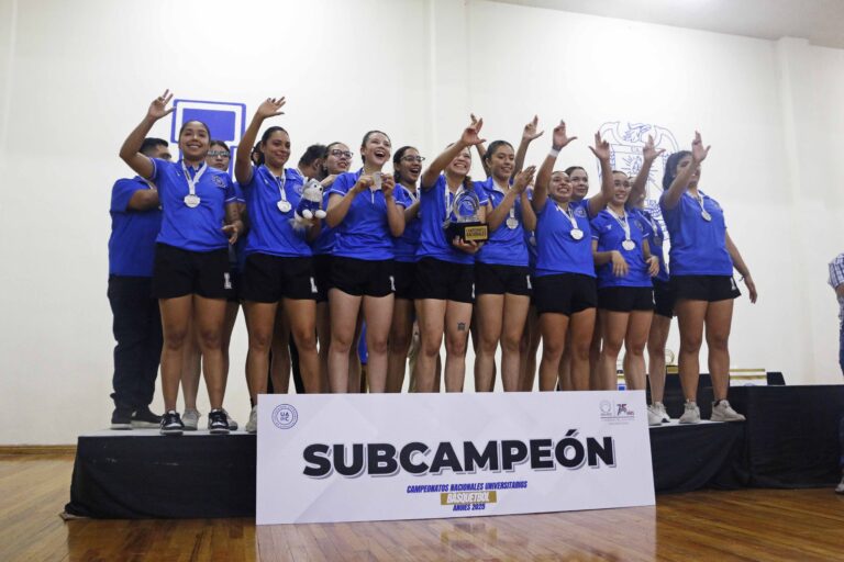 Las Lobas de la UA de C son subcampeonas en el Campeonato Nacional Universitario de Básquetbol ANUIES 2025