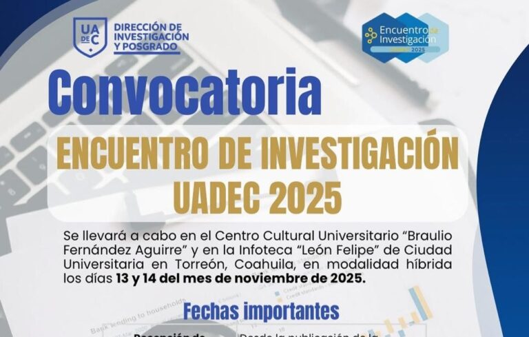 Participa en el Encuentro de Investigación 2025 que convoca la UA de C