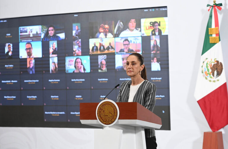 Realiza Sheinbaum mañanera virtual