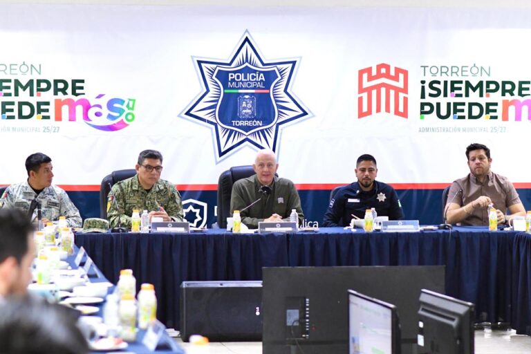 Román Cepeda González destaca seguridad en Torreón para la jornada electoral del 1 de junio