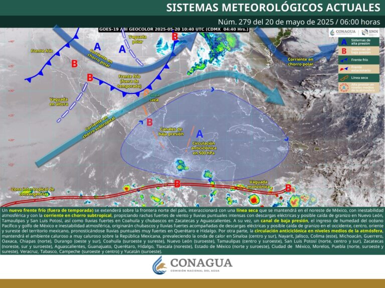 Se esperan fuertes lluvias y rachas de viento en Coahuila
