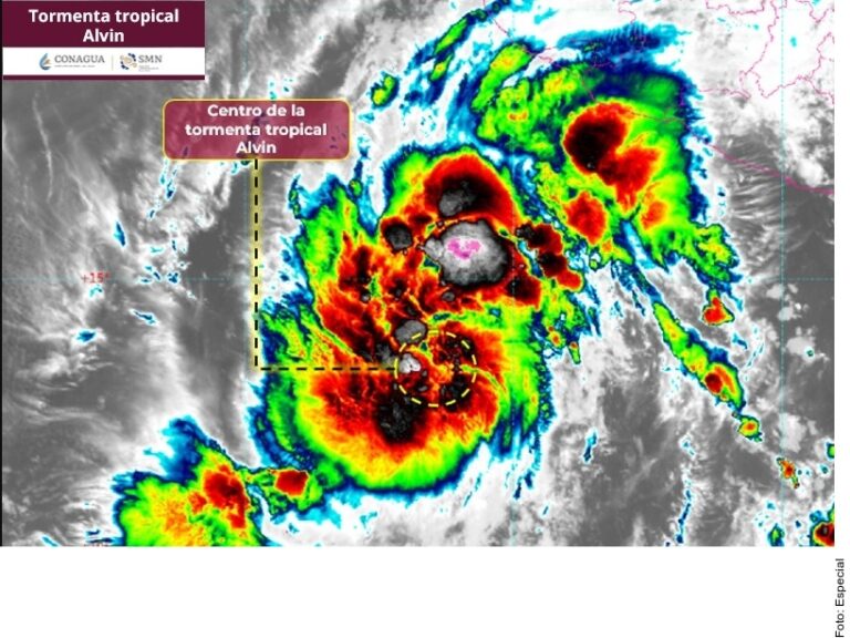 Se forma tormenta ‘Alvin’ en el Pacífico