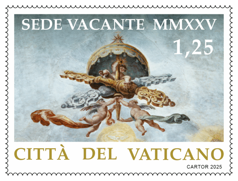 Servicio postal vaticano emite serie de sellos sobre Sede Vacante
