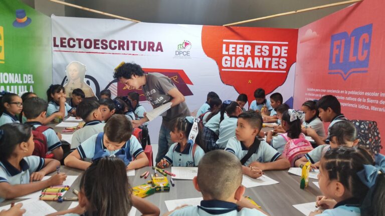 Una mañana llena de libros, risas y descubrimiento: las escuelas se apoderan de la Feria del Libro de Coahuila en Torreón