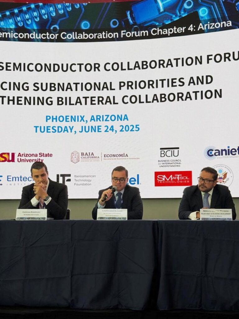Coahuila impulsa su liderazgo en la industria de semiconductores en foro binacional en EUA
