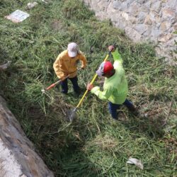 Atienden brigadas de Aquí Andamos arroyo Ceballos