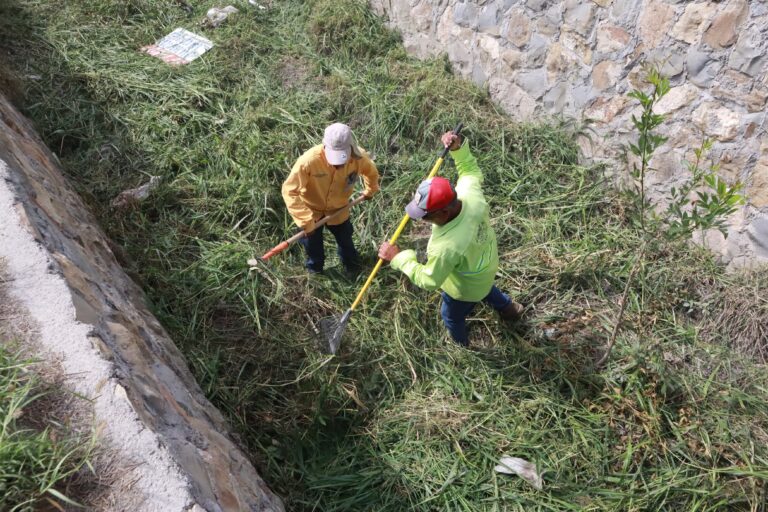 Atienden brigadas de Aquí Andamos arroyo Ceballos