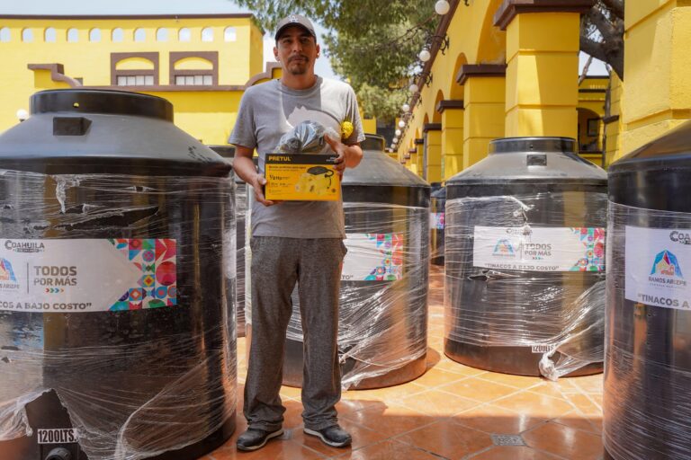 Avanza en Ramos Arizpe programa “Tinacos Para Todos”