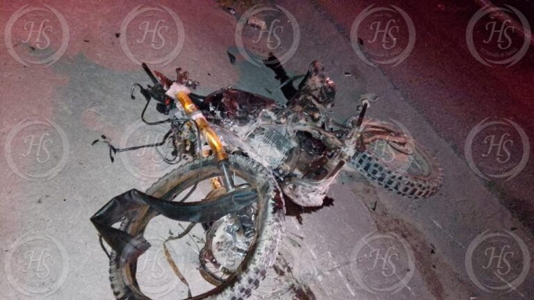 Muere motociclista tras chocar de frente contra tráiler en Ramos Arizpe