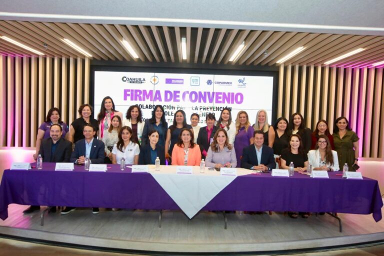 Secretaría de las Mujeres, General Motors y Coparmex Mujeres firman convenio por la igualdad de género y entornos laborales libres de violencia