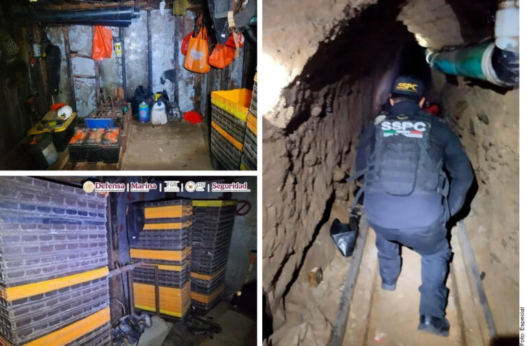 Clausuran narcotúnel en Tijuana que conectaba con San Diego