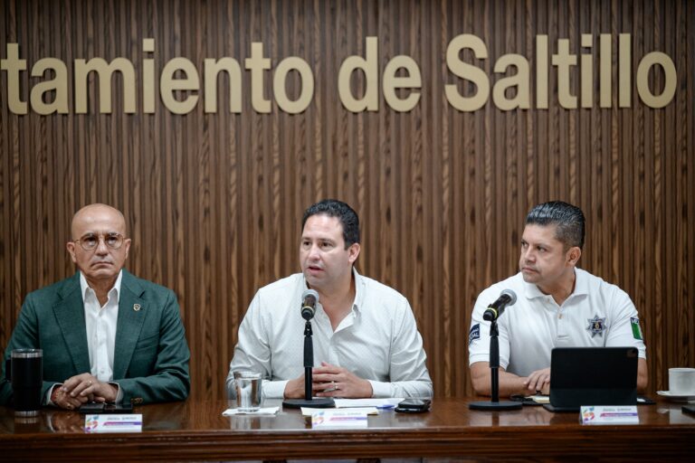 En Saltillo, coordinación total en seguridad: Javier Díaz