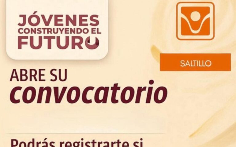 Hay lugares en el CIJ Saltillo para entrar al programa “Jóvenes construyendo el Futuro”