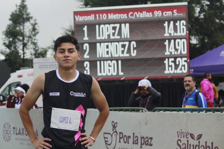 Llega el oro 30 para Coahuila en la Olimpiada Nacional 2025; suman cuatro medallas más en atletismo