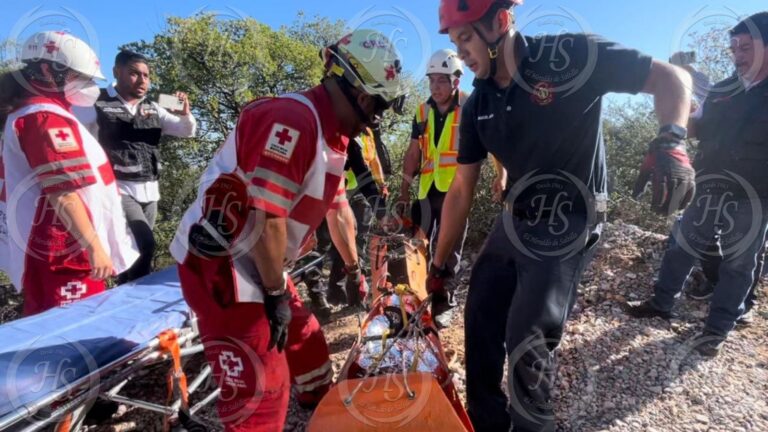 Mujer sobrevive tras caer a un arroyo en Saltillo y permanecer cuatro días atrapada