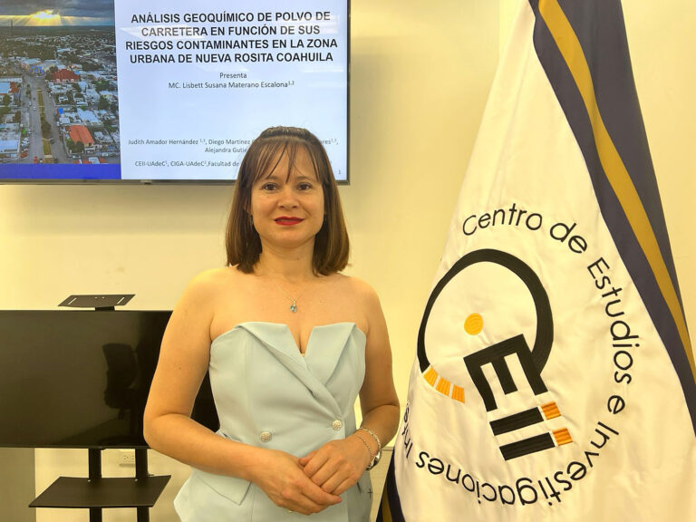 Obtiene Lisbett Materano su grado de Doctorado en Ciencias del CEII de la UA de C con estudio sobre geoquímica ambiental