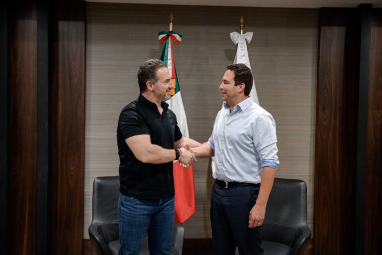 Refuerzan lazos de coordinación Javier Díaz y Adrián de la Garza