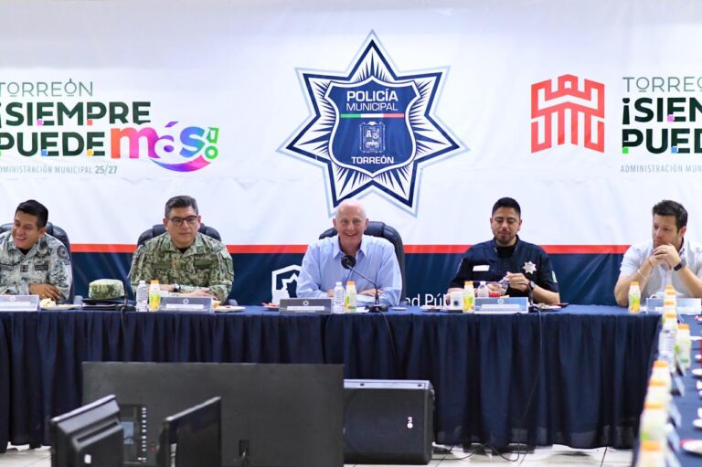 Román Cepeda reafirma su compromiso por la seguridad de Torreón