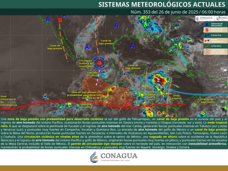 Se esperan lluvias, chubascos y vientos fuertes en Coahuila