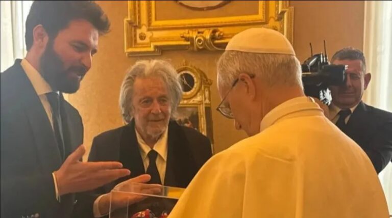 Se reúne Al Pacino con el papa León XIV