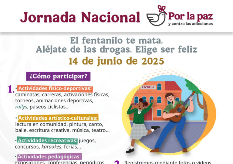 Se suma la UA de C a Jornada Nacional por la Paz y Contra las Adicciones “El Fentanilo te mata, aléjate de las drogas, elige ser feliz”