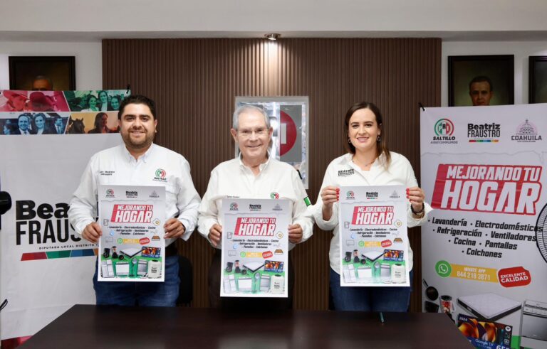 Presenta PRI Coahuila programa “Mejorando tu Hogar” para apoyar la economía familiar
