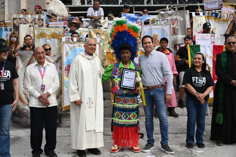 Participan más de mil 200 danzantes en la Matlachinada 2025 en el Distrito Centro