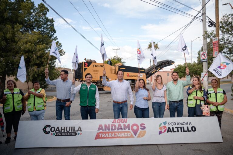 Continúa Javier Díaz trabajos de recarpeteo