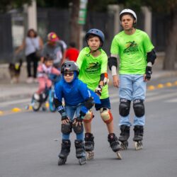Disfrutan de la convivencia y de clima agradable en la Ruta Recreativa1