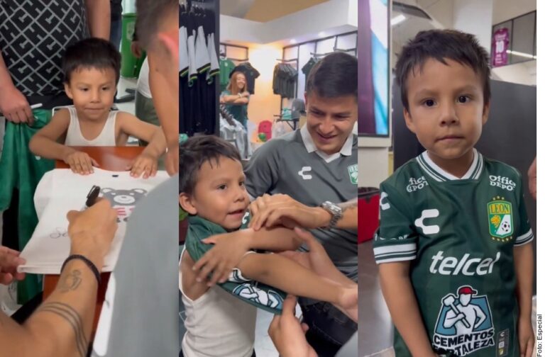 El lindo detalle de Iván Moreno con niño aficionado del León