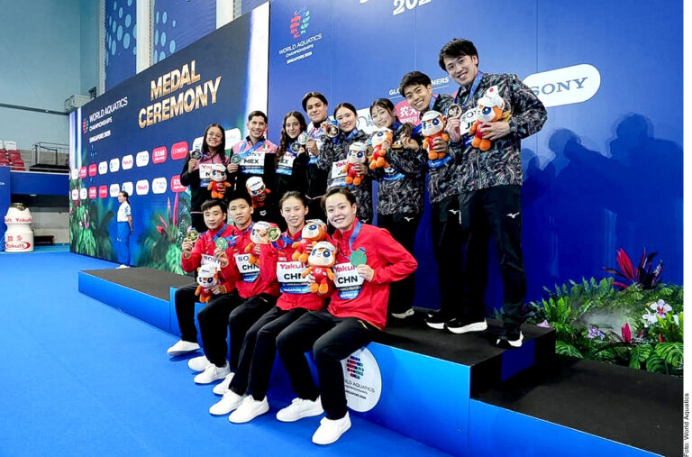 Equipo mexicano gana plata en Mundial de Deportes Acuáticos