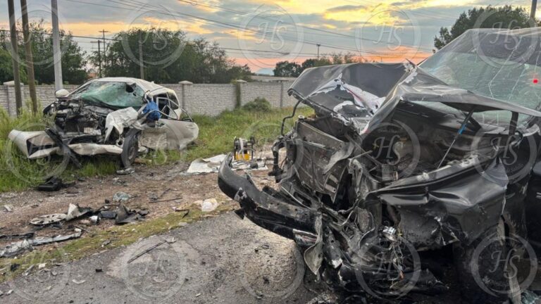 Fatal accidente en carretera Saltillo-Zacatecas deja cuatro muertos y cinco heridos