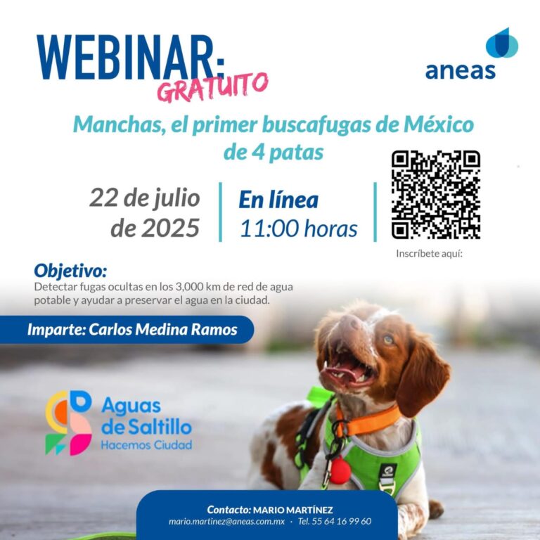 Invitan a conferencia virtual sobre Manchas, el primer perro buscafugas en México