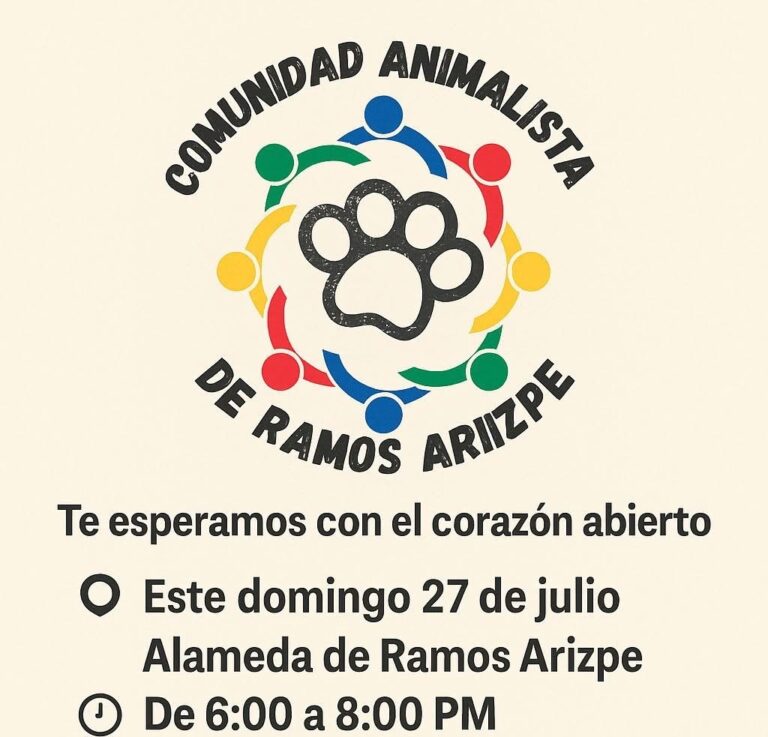 Invitan este domingo a jornada de apoyo para mascotas en la Alameda de Ramos Arizpe