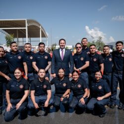 Javier Díaz reconoce labor de bomberos de Saltillo3