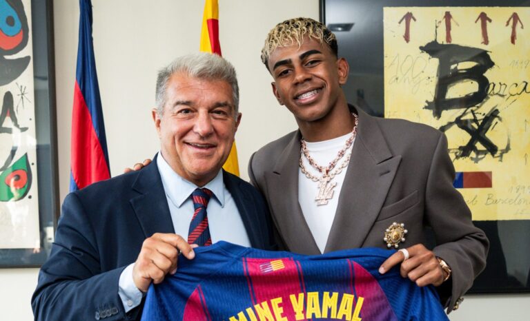 Lamine Yamal hereda el legendario número 10 del Barcelona
