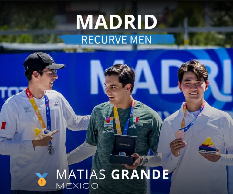 Matías Grande, estudiante de la UAdeC, gana medalla de oro en la Copa del Mundo de Tiro con Arco