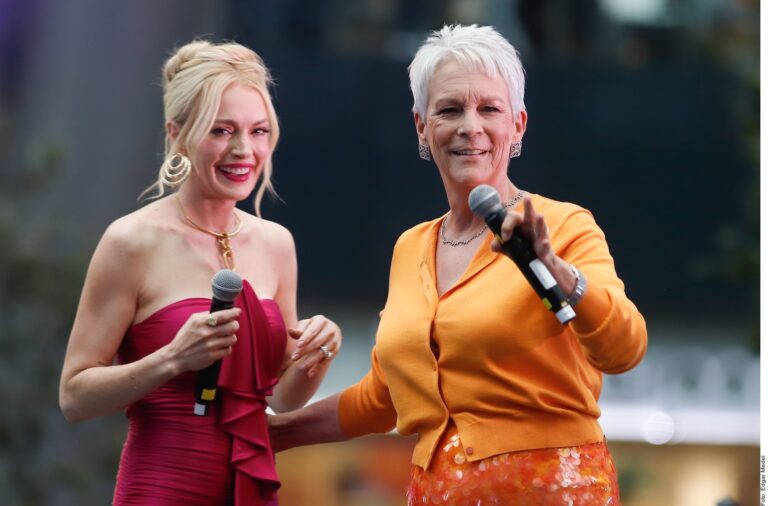 Propagan Jamie Lee Curtis y Lindsay Lohan locura en CDMX