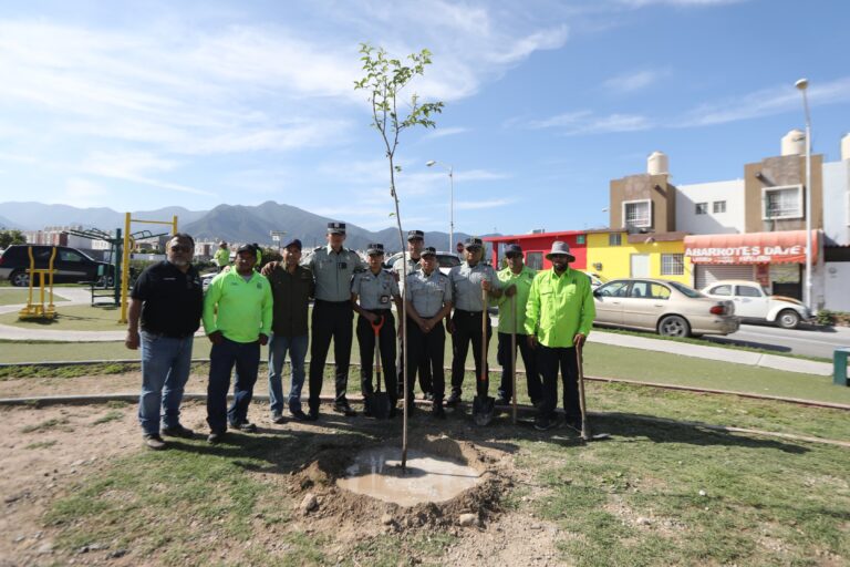 Reforestan en Jornadas por la Paz en Saltillo