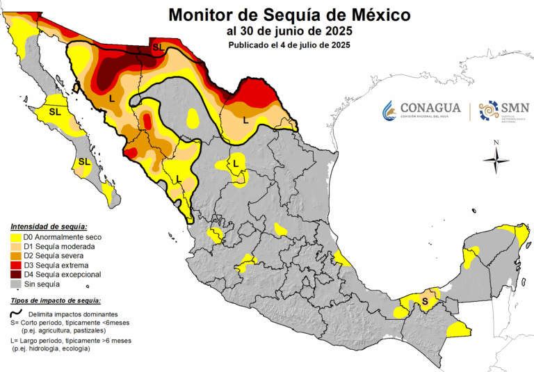 Se desvanece sequía extrema en Coahuila