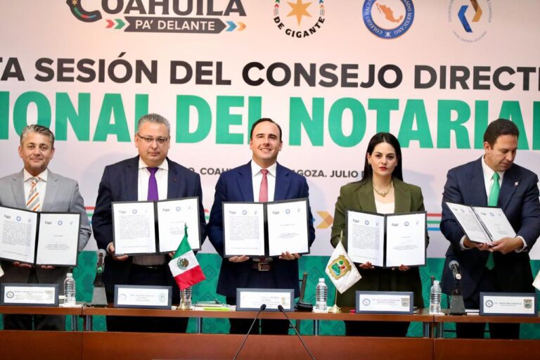 Se lleva a cabo Consejo Nacional del Notariado Mexicano en Coahuila