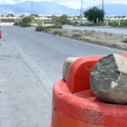 Socavón provocado por lluvias en fraccionamiento Colosio de Ramos Arizpe genera preocupación a vecinos6