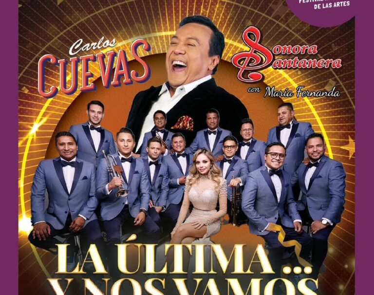 Carlos Cuevas con la Sonora Santanera, para iniciar FINA 2025