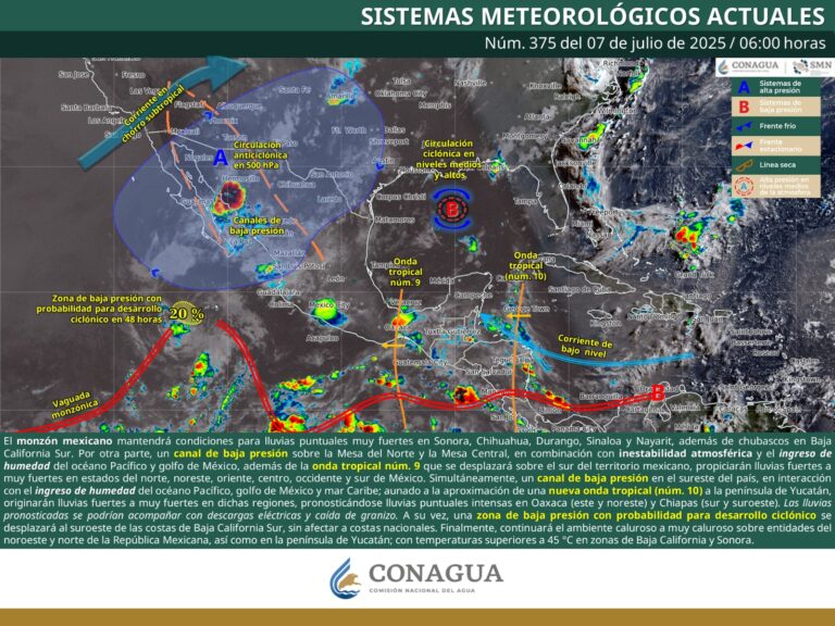 Continúan las lluvias en todo Coahuila