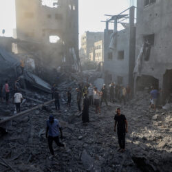 MIDEAST-GAZA CITY-AIRSTRIKE