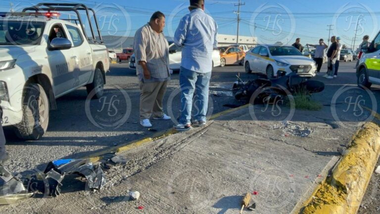 Muere motociclista en accidente sobre el bulevar Antonio Cárdenas en Saltillo