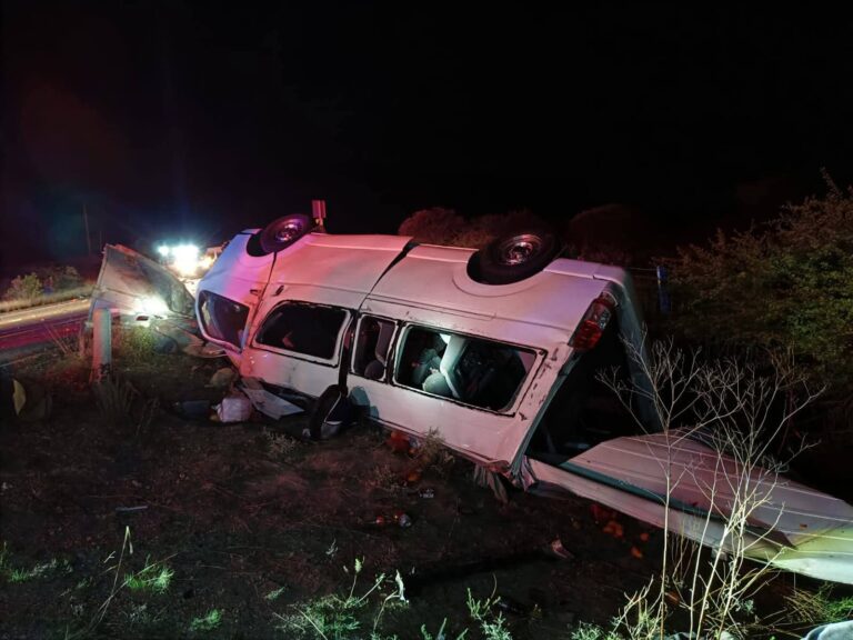 Mueren 14 en choque carretero en Sombrerete, Zacatecas
