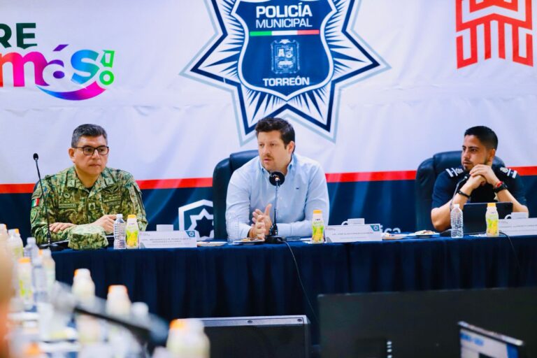 Revisan indicadores de seguridad y estrategias en Torreón para mantener el orden social durante las vacaciones
