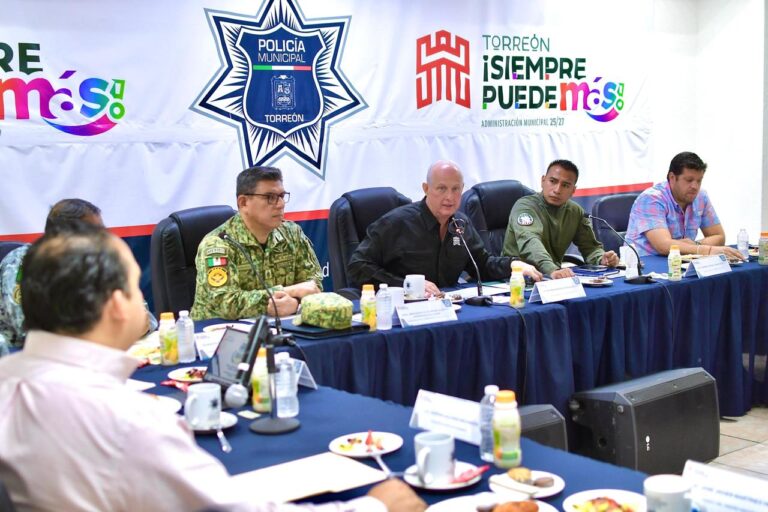 Román Cepeda revisa Plan de Atención a Lluvias; además destacan interés de otros estados en el Sistema de Justicia Cívica que se implementa en Torreón