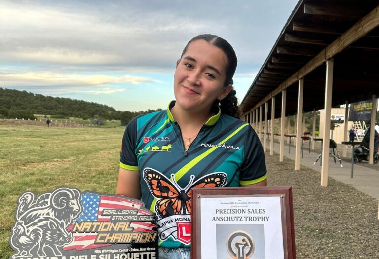 Saltillense Jimena Dávila es campeona de tiro con rifle en Estados Unidos